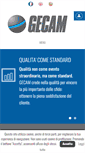 Mobile Screenshot of gecam-srl.it